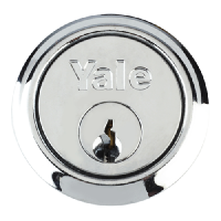 YALE 1109 Rim Cylinder  Keyed Alike  - Satin Chrome