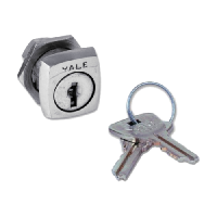 YALE S236 Nut Fix Camlock 19mm Keyed To Differ - Chrome Plated