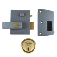 YALE No.1 & No.2 Auto Deadlocking Nightlatch 40mm /  - Polished Brass