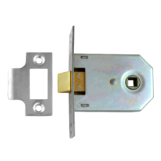 UNION 2642 Mortice Latch 75mm  - Chrome Plated