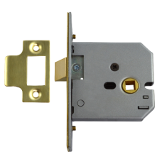 UNION 2677 Mortice Latch 75mm  - Polished Brass