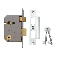 UNION 2237 3 Lever Sashlock 75mm MK RYNU - Satin Chrome