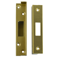 UNION 3G114 Rebate To Suit 3G114, 3G114E & 3G115 Deadlocks 13mm  - Polished Brass