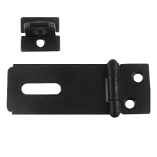 CROMPTON 617 Hasp & Staple 75mm  - Black