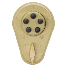 DORMAKABA 900 Series 919 Digital Lock To Suit Doors 44mm - 54mm  919-0000-04 - Satin Brass