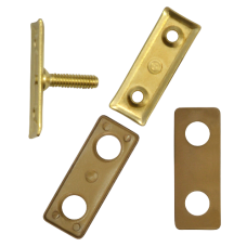 ERA 820 Locking Casement Stay Pin EB  - Polished Brass