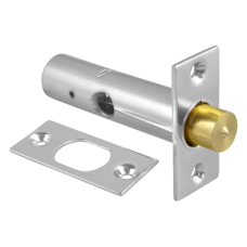 ERA 838 Door Security Bolt - Key 60mm Single  - Satin Chrome