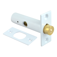 ERA 838 Door Security Bolt - Key 60mm Single  - White