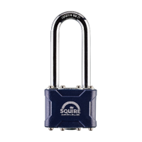 SQUIRE Stronglock 30 Series Laminated Long Shackle Padlock 38mm Keyed To Differ Long Shackle 