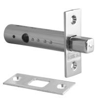 Banham R102 Door Security Bolt - Key 76mm  - Chrome Plated