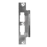 UNION 2077 Strike Plate  - Satin Chrome