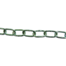 ENGLISH CHAIN Zinc Plated Welded Steel Chain 30m Chain 3mm Link Diameter ZP