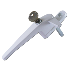 ASEC Cockspur Espag Handle With Spindle  Left Handed - White