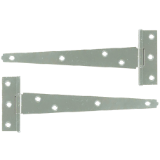 ASEC Light Tee Hinge  150mm Pair - Zinc Plated