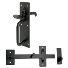 ASEC Heavy Duty Suffolk Latch  - Black