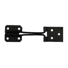 ASEC Wire Hasp & Staple  100mm - Black