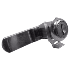 ASEC Snap Fit Cranked Cam Camlock To Suit Link Lockers Keyed To Differ - Chrome Plated