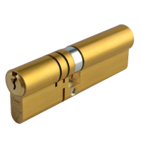 ASEC Kite Elite 3 Star Snap Resistant Double Euro Cylinder 95mm 40Ext/55 35/10/50 Keyed To Differ  - Satin Brass