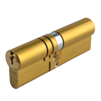 ASEC Kite Elite 3 Star Snap Resistant Double Euro Cylinder 95mm 45Ext/50 40/10/45 Keyed To Differ  - Satin Brass