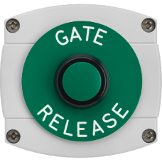 ASEC Surface Mounted Button `Gate Release` - Grey