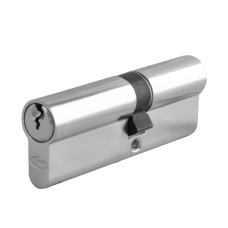 ASEC 5-Pin Euro Double Cylinder 80mm 35/45 30/10/40 Keyed To Differ  - Nickel Plated