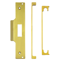 ASEC Mortice Nightlatch Rebate Kit 13mm  - Polished Brass