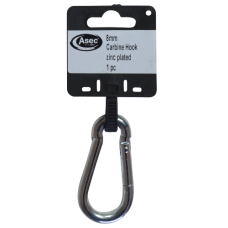 ASEC Steel Carbine Hooks 8mm - Zinc Plated