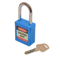 ASEC Safety Lockout Tagout Padlock  - Blue