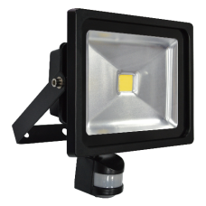 ASEC LED PIR Floodlight 30W - Black