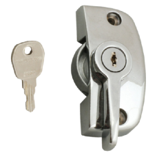 ASEC Window Pivot Lock  Locking Without Keep - Chrome Plated