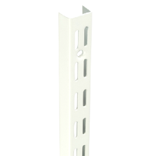 ASEC Xtrade Twinslot Shelving Upright 1000mm - White