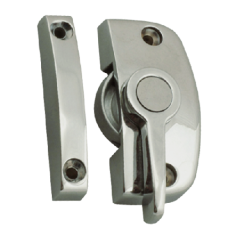 ASEC Window Pivot Lock  Non-Locking With 8.5mm Keep - Brushed Silver