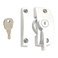 ASEC Window Pivot Lock  Locking With 8.5mm Keep - White