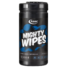 ASEC Mighty Antiseptic Wipes - Heavy Duty Hand & Surface Wipes Tub of 100 Wipes