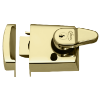 ASEC Kite BS Auto Deadlocking Nightlatch 60mm  - Polished Brass