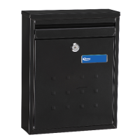 ASEC Modern Post Box  - Black