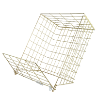 ASEC 62M Medium Letter Cage  356mmH x 254mmW x 152mmD - Brass