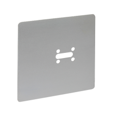 ASEC  Cubicle Retro-Fit Plate To Cover Fixing Holes  - Satin Anodised Aluminium