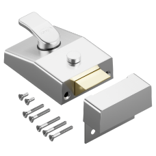 ASEC AS14 & AS18 Non-Deadlocking Nightlatch 60mm Case Only - Satin Chrome