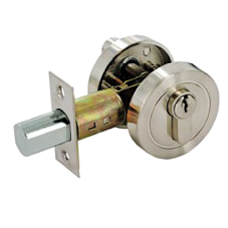 ASEC Euro Locking Deadbolt & Thumbturn Chrome Plated - Polished Chrome