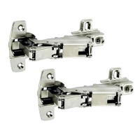 ASEC Concealed 165 Degree Sprung Cabinet Hinge (1 Pair) 35mm - Nickel Plated