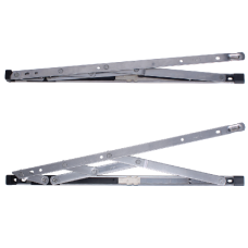 ASEC Restricted Top Hung Friction Hinge Pair 13mm 400mm - Stainless Steel