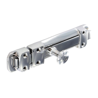 ASEC Heavy Door Bolt 150mm - Chrome