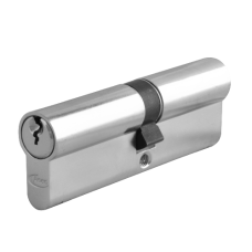 ASEC 6-Pin Euro Double Cylinder 90mm 45/45 40/10/40 Keyed To Differ  - Nickel Plated