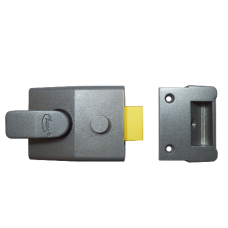 ASEC AS15 & AS19 Deadlocking Nightlatch 60mm Case Only  - Dull Metal Grey