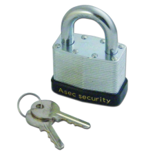 ASEC 787 & 797 Open Shackle Laminated Padlock 50mm Keyed Alike `J` 