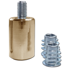 ASEC Sash Window Stop  Single - Polished Brass