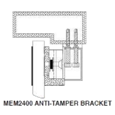 Asec Vortex MEM2400 Brackets Anti-Tamper - Anodised Aluminium