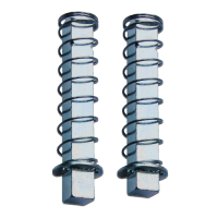 CHAMELEON Half Spindles To Suit Split Spindle Applications 60mm & 63mm Pair - Silver