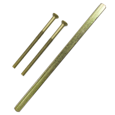 CHAMELEON Spindle And Screw Fixing Kit  - Polished Brass